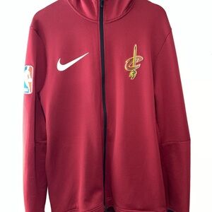 Nike Maroon NBA Full-Zip Jacket Cleveland Cavaliers 2018